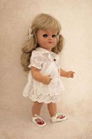 Vintage‑Puppe von Wernicke‑Nicaput, ca. 36 cm,